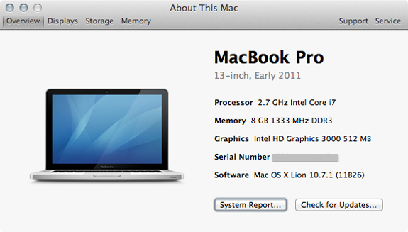 recommended mac os for 2011 macbook pro